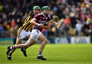 9 June 2019; Brian Concannon of Galway in action against Tommy Walsh of Kilkenny during the Leinster GAA Hurling Senior Championship Round 4 match between Kilkenny and Galway at Nowlan Park in Kilkenny. Photo by Ray McManus/Sportsfile