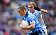 9 June 2019; Con O'Callaghan of Dublin in action against Tommy Moolick of Kildare during the Leinster GAA Football Senior Championship Semi-Final match between Dublin and Kildare at Croke Park in Dublin. Photo by Piaras Ó Mídheach/Sportsfile