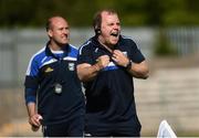 9 June 2019; Cavan manager Mickey Graham celebrates after a late point by his side during the Ulster GAA Football Senior Championship Semi-Final Replay match between Cavan and Armagh at St Tiarnach's Park in Clones, Monaghan. Photo by Oliver McVeigh/Sportsfile