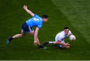 9 June 2019; Eoin Doyle of Kildare in action against John Small of Dublin during the Leinster GAA Football Senior Championship semi-final match between Dublin and Kildare at Croke Park in Dublin. Photo by Stephen McCarthy/Sportsfile