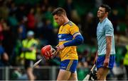 9 June 2019; John Conlon and Cathal Malone of Clare leave the field after the Munster GAA Hurling Senior Championship Round 4 match between Limerick and Clare at the LIT Gaelic Grounds in Limerick. Photo by Diarmuid Greene/Sportsfile