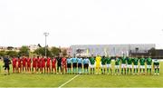9 June 2019; Both teams prior to the 2019 Maurice Revello Toulon Tournament match between Bahrain and Republic of Ireland at Jules Ladoumegue stadium in Vitrolles, France.