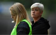 9 June 2019; Armagh joint-managers Fionnuala McAtamney, right, and Lorraine McCaffrey during the TG4 Ulster Ladies Senior Football Championship Semi-Final match between Armagh and Monaghan at Pairc Esler in Newry, Down. Photo by David Fitzgerald/Sportsfile