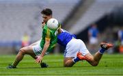 9 June 2019; James Conlon of Meath in action against Gareth Dillon of Laois during the Leinster GAA Football Senior Championship Semi-Final match between Meath and Laois at Croke Park in Dublin. Photo by Piaras Ó Mídheach/Sportsfile