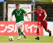 9 June 2019; Jason Knight of Ireland in action against Adnan Alshirah of Bahrain during the 2019 Maurice Revello Toulon Tournament match between Bahrain and Republic of Ireland at Jules Ladoumegue stadium in Vitrolles, France.