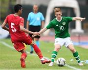 9 June 2019; Connor Ronan of Ireland in action against Abbas Alasfoor of Bahrain during the 2019 Maurice Revello Toulon Tournament match between Bahrain and Republic of Ireland at Jules Ladoumegue stadium in Vitrolles, France.