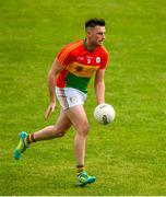 9 June 2019; Eoghan Ruth of Carlow during the GAA Football All-Ireland Senior Championship Round 1 match between Carlow and Longford at Netwatch Cullen Park in Carlow. Photo by Ramsey Cardy/Sportsfile