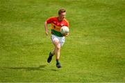 9 June 2019; Liam Roberts of Carlow during the GAA Football All-Ireland Senior Championship Round 1 match between Carlow and Longford at Netwatch Cullen Park in Carlow. Photo by Ramsey Cardy/Sportsfile