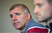 10 June 2019; Galway manager Kevin Walsh, left, and Gary O'Donnell during a press conference at Loughrea Hotel and Spa in Loughrea, Galway. Photo by David Fitzgerald/Sportsfile