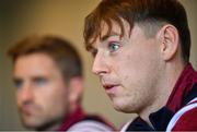 10 June 2019; Tom Flynn, right, and Gary O'Donnell of Galway during a press conference at Loughrea Hotel and Spa in Loughrea, Galway. Photo by David Fitzgerald/Sportsfile