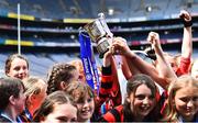 10 June 2019; St Colmcille's SNS Knocklyon players celebrate after winning the Corn Bean Uí Phuirseil Cup Final against St Pius X GNS, Terenure, during the Allianz Cumann na mBunscol Finals 2019 at Croke Park in Dublin. Photo by Piaras Ó Mídheach/Sportsfile