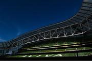 10 June 2019; A general view of the Aviva Stadium prior to the UEFA EURO2020 Qualifier Group D match between Republic of Ireland and Gibraltar at Aviva Stadium, Lansdowne Road in Dublin. Photo by Harry Murphy/Sportsfile