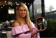 12 June 2019; Orla Finn of Cork is pictured with The Croke Park / LGFA Player of the Month award for May, at The Croke Park in Jones Road, Dublin. Orla was Player of the Match in the 2019 Lidl NFL Division 1 Final, and she scored five points against Galway at Parnell Park on May 5. Orla followed that up with a haul of 0-11 in Cork’s TG4 Munster SFC Round 1 victory over Waterford on May 25. Photo by Harry Murphy/Sportsfile