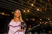 12 June 2019; Orla Finn of Cork is pictured with The Croke Park / LGFA Player of the Month award for May, at The Croke Park in Jones Road, Dublin. Orla was Player of the Match in the 2019 Lidl NFL Division 1 Final, and she scored five points against Galway at Parnell Park on May 5. Orla followed that up with a haul of 0-11 in Cork’s TG4 Munster SFC Round 1 victory over Waterford on May 25. Photo by Harry Murphy/Sportsfile