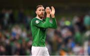 10 June 2019; Richard Keogh of Republic of Ireland after the UEFA EURO2020 Qualifier Group D match between Republic of Ireland and Gibraltar at the Aviva Stadium, Lansdowne Road in Dublin. Photo by Harry Murphy/Sportsfile