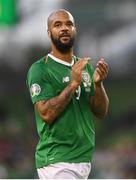 10 June 2019; David McGoldrick of Republic of Ireland after the UEFA EURO2020 Qualifier Group D match between Republic of Ireland and Gibraltar at the Aviva Stadium, Lansdowne Road in Dublin. Photo by Harry Murphy/Sportsfile