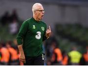 10 June 2019; Republic of Ireland manager Mick McCarthy during the UEFA EURO2020 Qualifier Group D match between Republic of Ireland and Gibraltar at Aviva Stadium, Lansdowne Road in Dublin. Photo by Stephen McCarthy/Sportsfile