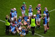 11 June 2019; Players from Scoil Mhuire NS, Woodview, Dublin at half time during the Allianz Cumann na mBunscol Finals 2019 Croke Park in Dublin. Photo by Eóin Noonan/Sportsfile