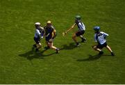 11 June 2019; Colm Kenny of St. Michael's College JS, Ailesbury Road, Dublin in action against Luca Kelly of St. Bridgets BNS, Foxrock, Dublin during the Allianz Cumann na mBunscol Finals 2019 Croke Park in Dublin. Photo by Eóin Noonan/Sportsfile