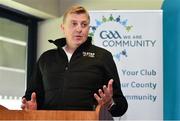 11 June 2019; GAA International Wheelchair Representative team head coach Paul Callaghan, speaking at the announcement of the first ever GAA International Wheelchair representative team at Croke Park in Dublin. Photo by Sam Barnes/Sportsfile