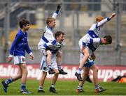 11 June 2019; Players from Scoil Mhuire BNS, Marino, Dublin celebrates after winning the Corn Herald final during the Allianz Cumann na mBunscol Finals 2019 Croke Park in Dublin. Photo by Eóin Noonan/Sportsfile