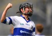 11 June 2019; Matthew Duff from Scoil Mhuire BNS, Marino, Dublin celebrates after winning the Corn Herald final during the Allianz Cumann na mBunscol Finals 2019 Croke Park in Dublin. Photo by Eóin Noonan/Sportsfile