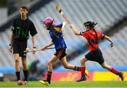 11 June 2019; Ava Shefflin of Our Ladys GNS, Ballinteer, Dublin in action against Chika Donohoe of Assumption GNS Walkinstown, Dublin during the Allianz Cumann na mBunscol Finals 2019 Croke Park in Dublin. Photo by Eóin Noonan/Sportsfile