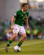 10 June 2019; Seamus Coleman of Republic of Ireland during the UEFA EURO2020 Qualifier Group D match between Republic of Ireland and Gibraltar at Aviva Stadium, Lansdowne Road in Dublin. Photo by Stephen McCarthy/Sportsfile