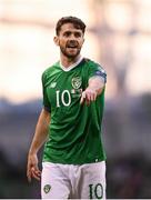 10 June 2019; Robbie Brady of Republic of Ireland during the UEFA EURO2020 Qualifier Group D match between Republic of Ireland and Gibraltar at Aviva Stadium, Lansdowne Road in Dublin. Photo by Stephen McCarthy/Sportsfile