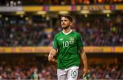 10 June 2019; Robbie Brady of Republic of Ireland during the UEFA EURO2020 Qualifier Group D match between Republic of Ireland and Gibraltar at the Aviva Stadium, Lansdowne Road in Dublin. Photo by Harry Murphy/Sportsfile