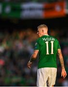 10 June 2019; James McClean of Republic of Ireland during the UEFA EURO2020 Qualifier Group D match between Republic of Ireland and Gibraltar at the Aviva Stadium, Lansdowne Road in Dublin. Photo by Harry Murphy/Sportsfile