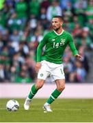 10 June 2019; Conor Hourihane of Republic of Ireland during the UEFA EURO2020 Qualifier Group D match between Republic of Ireland and Gibraltar at the Aviva Stadium, Lansdowne Road in Dublin. Photo by Harry Murphy/Sportsfile