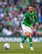 10 June 2019; Conor Hourihane of Republic of Ireland during the UEFA EURO2020 Qualifier Group D match between Republic of Ireland and Gibraltar at the Aviva Stadium, Lansdowne Road in Dublin. Photo by Harry Murphy/Sportsfile