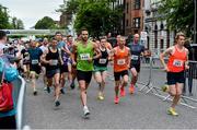 12 June 2019; Competitors at the start of the Grant Thornton Corporate 5K Team Challenge, Cork City, The South Mall in Cork City. Photo by Piaras Ó Mídheach/Sportsfile