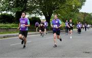 12 June 2019; Jeff McCarthy of Otter Products EMEA, left, and Eoin Gunn of AIB during the Grant Thornton Corporate 5K Team Challenge, Cork City, The South Mall in Cork City. Photo by Piaras Ó Mídheach/Sportsfile