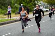 12 June 2019; Aoife Cahill of Grant Thornton, right, during the Grant Thornton Corporate 5K Team Challenge, Cork City, The South Mall in Cork City. Photo by Piaras Ó Mídheach/Sportsfile