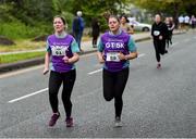 12 June 2019; Margaret Noonan, left, and Annette Sweetnam, both of Grant Thornton during the Grant Thornton Corporate 5K Team Challenge, Cork City, The South Mall in Cork City. Photo by Piaras Ó Mídheach/Sportsfile