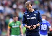 9 June 2019; Laois manager John Sugrue leaves the field after the Leinster GAA Football Senior Championship Semi-Final match between Meath and Laois at Croke Park in Dublin. Photo by Piaras Ó Mídheach/Sportsfile