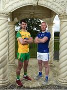 13 June 2019; Ryan McHugh, left, of Donegal and Cian Mackey of Cavan during an Ulster GAA Football Final Media Event at Lough Erne Resort in Fermanagh. Photo by Oliver McVeigh/Sportsfile