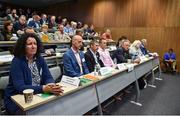 13 June 2019; Attendees during the Olympic Federation of Ireland's AGM at The National Sports Campus Conference Centre in Abbotstown, Dublin. The Olympic Federation of Ireland’s AGM 2018 was held in the conference centre on the National Sports Campus on the 13 June 2019. At the AGM a number of announcements were made including details of the successful recipients of the €250,000 Discretionary Funds, and Olympic Solidarity Funds. Photo by Sam Barnes/Sportsfile