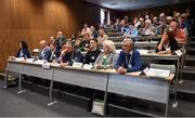 13 June 2019; Attendees during the Olympic Federation of Ireland's AGM at The National Sports Campus Conference Centre in Abbotstown, Dublin. The Olympic Federation of Ireland’s AGM 2018 was held in the conference centre on the National Sports Campus on the 13 June 2019. At the AGM a number of announcements were made including details of the successful recipients of the €250,000 Discretionary Funds, and Olympic Solidarity Funds. Photo by Sam Barnes/Sportsfile