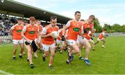 9 June 2019; The Armagh players break from the team photo before the Ulster GAA Football Senior Championship Semi-Final Replay match between Cavan and Armagh at St Tiarnach's Park in Clones, Monaghan. Photo by Oliver McVeigh/Sportsfile