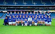 3 October 1999; The Watefrord squad prior to the All-Ireland Senior Ladies Football Championship Final between Mayo and Waterford at Croke Park in Dublin. Photo by Damien Eagers/Sportsfile