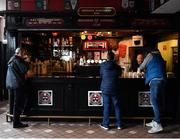 14 June 2019; A view of supporters in the bar under the Jodie Stand prior to the SSE Airtricity League Premier Division match between Bohemians and Shamrock Rovers at Dalymount Park in Dublin. Photo by Seb Daly/Sportsfile