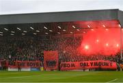 14 June 2019; Bohemians supporters prior to the SSE Airtricity League Premier Division match between Bohemians and Shamrock Rovers at Dalymount Park in Dublin. Photo by Seb Daly/Sportsfile