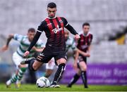 14 June 2019; Daniel Mandroiu of Bohemians shoots to score his side's first goal, from a penalty, during the SSE Airtricity League Premier Division match between Bohemians and Shamrock Rovers at Dalymount Park in Dublin. Photo by Ben McShane/Sportsfile