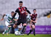 14 June 2019; Daniel Mandroiu of Bohemians shoots to score his side's first goal, from a penalty, during the SSE Airtricity League Premier Division match between Bohemians and Shamrock Rovers at Dalymount Park in Dublin. Photo by Ben McShane/Sportsfile