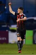 14 June 2019; Paddy Kirk of Bohemians celebrates following his side's victory after the SSE Airtricity League Premier Division match between Bohemians and Shamrock Rovers at Dalymount Park in Dublin. Photo by Seb Daly/Sportsfile