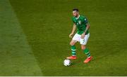 10 June 2019; Shane Duffy of Republic of Ireland during the UEFA EURO2020 Qualifier Group D match between Republic of Ireland and Gibraltar at the Aviva Stadium, Lansdowne Road in Dublin. Photo by Eóin Noonan/Sportsfile