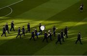 10 June 2019; Garda band ahead of the UEFA EURO2020 Qualifier Group D match between Republic of Ireland and Gibraltar at the Aviva Stadium, Lansdowne Road in Dublin. Photo by Eóin Noonan/Sportsfile
